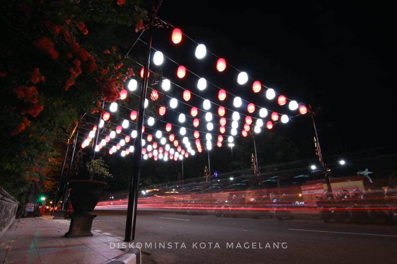 Lampion Sambut HUT RI di Kota Magelang