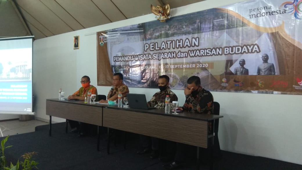 PERSIAPKAN SDM PENGELOLA WISATA, DISPORAPAR KOTA MAGELANG GELAR PELATIHAN PEMANDU WISATA SEJARAH DAN WARISAN BUDAYA